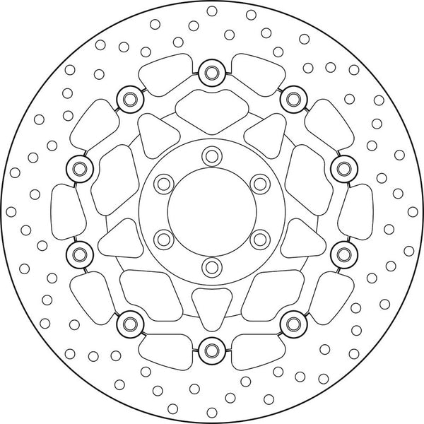 BREMBO Oro Semi-Floating Brake Disc - 78B408A7