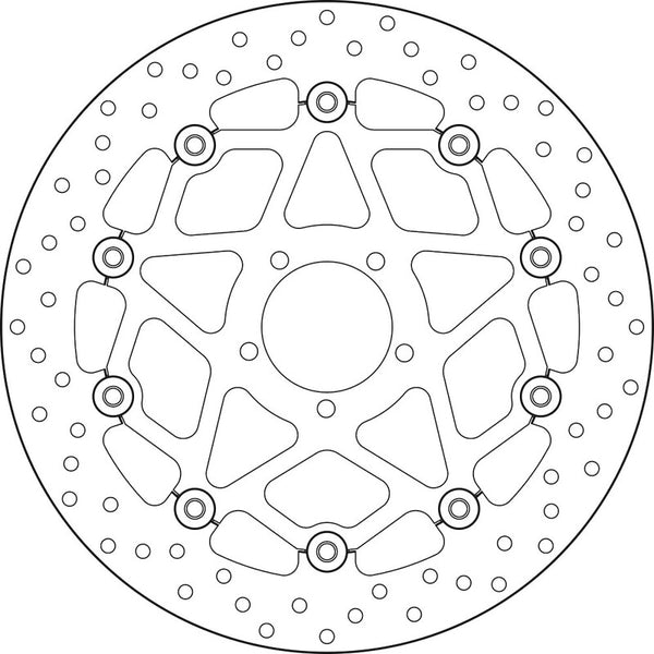 BREMBO Oro Semi-Floating Brake Disc - 78B408B1