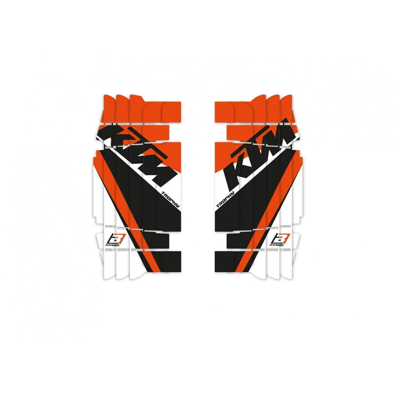 BLACKBIRD Replica Trophy 21 Radiator Louvers Graphic Kit - KTM SX/SX-F