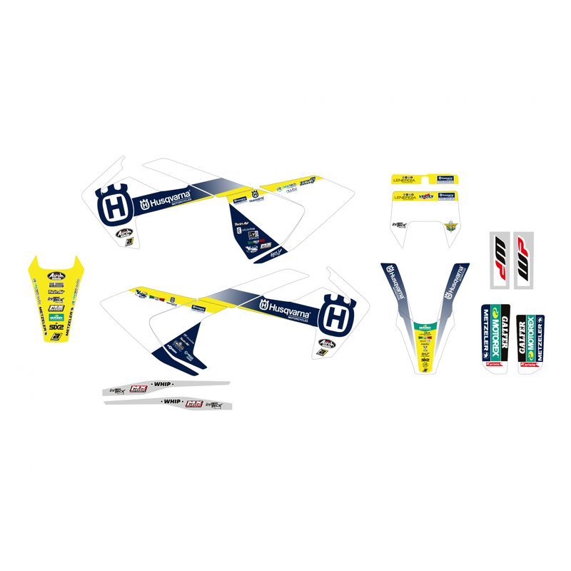 BLACKBIRD Replica Trophy 22 Complete Graphic Kit - Husqvarna FC/FE/TC/TE