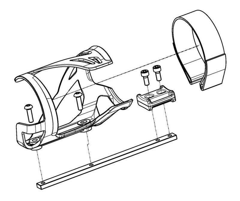 POLINI E-Bike Double Battery Holder