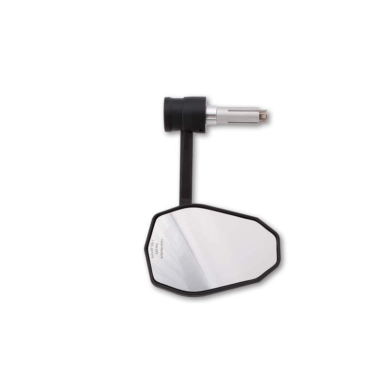 HIGHSIDER VICTORY-X RIM Handlebar End Mirror With LED Turn Signals (1pc)