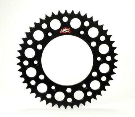 RENTHAL Aluminium Ultra-Light Self-Cleaning Hard Anodized Rear Sprocket - 520