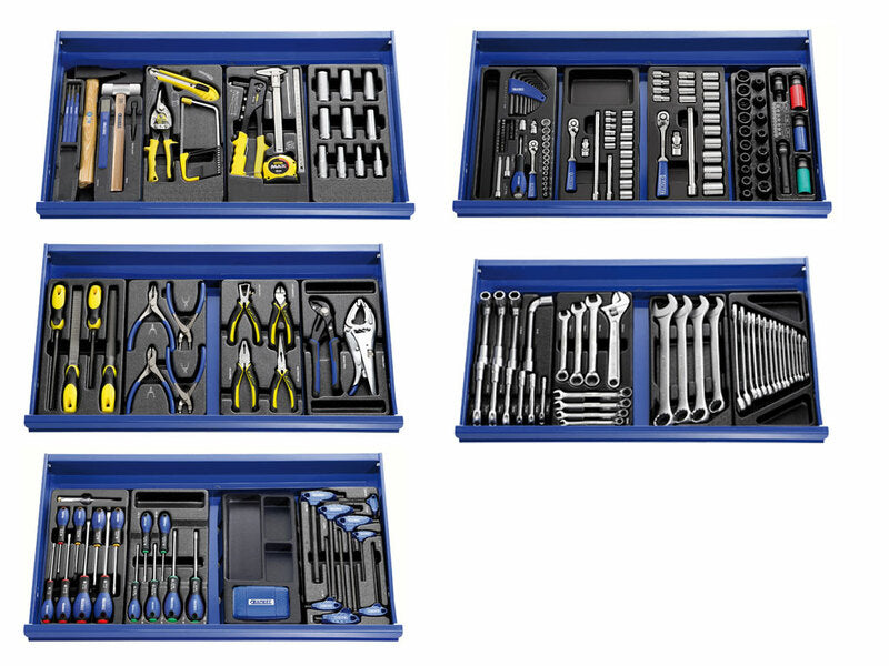 EXPERT XL Roller Cabinet with 250 Tools - 7 Drawers