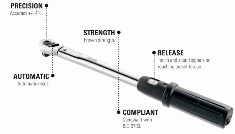 EXPERT Torque Wrench 1/4'' 5-25Nm