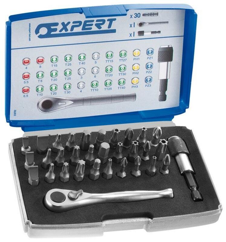 EXPERT 1/4'' bits set - 30 pieces