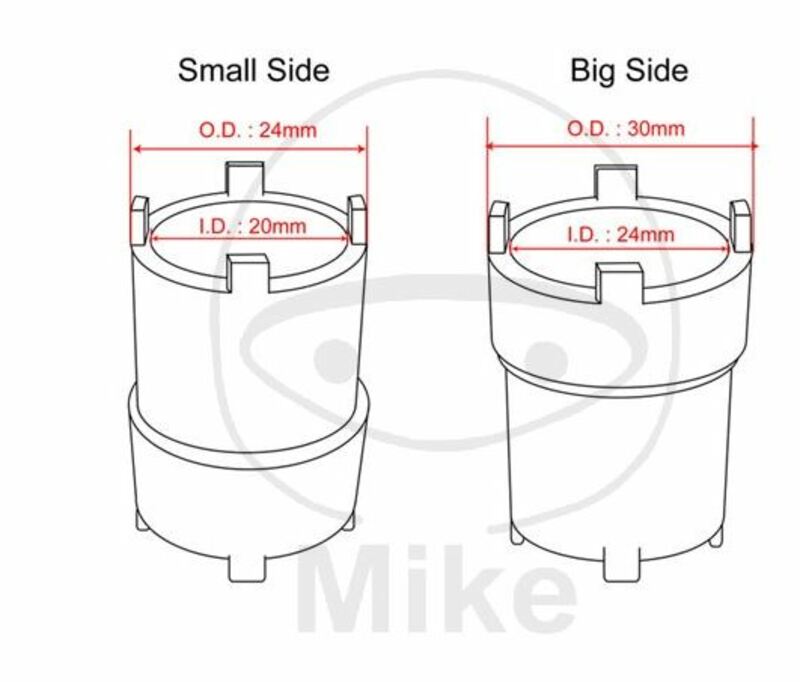 JMP Spanner Nut Sockets 4 Slots - 1051821