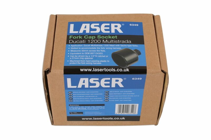 LASER TOOLS Fork Cap Socket Ducati Multistrada