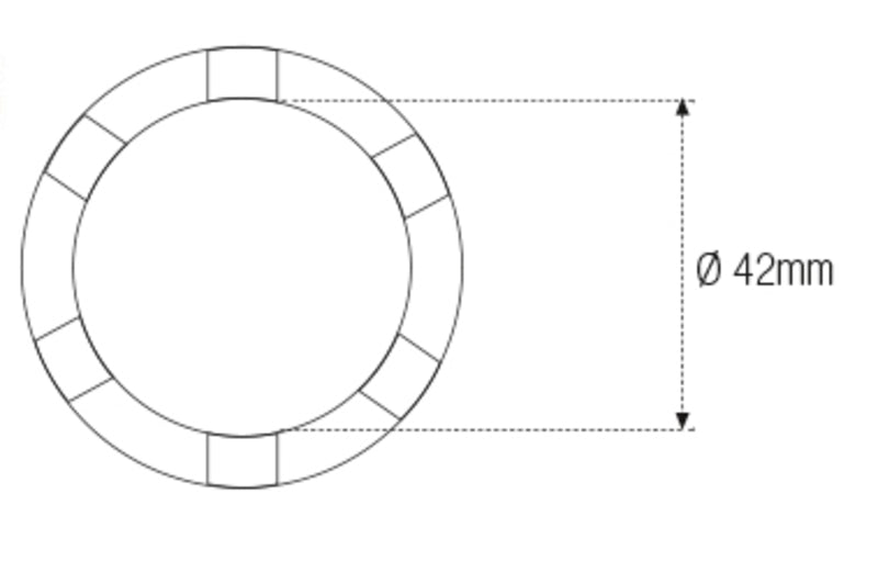 JMP Spanner Nut Socket for Steering Stem ID42mm 6 Pins