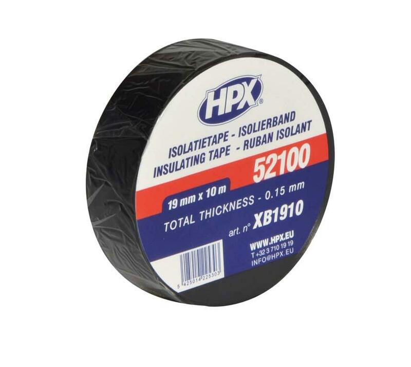 HPX Insulation Duct Tape Black 19mm x 10m