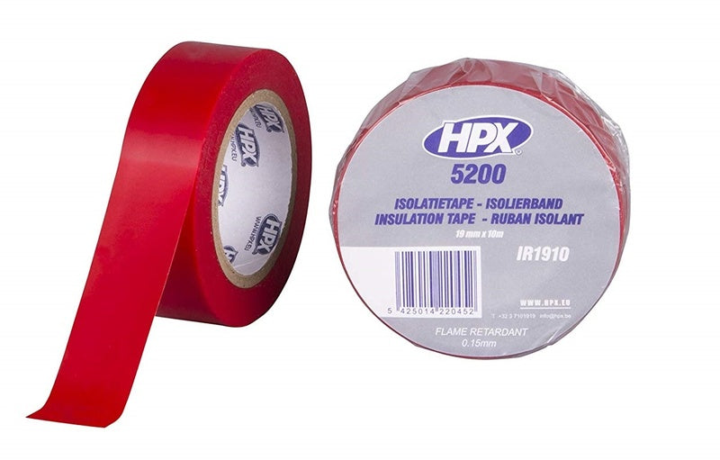 HPX Insulation Duct Tape Red 19mm x 10m