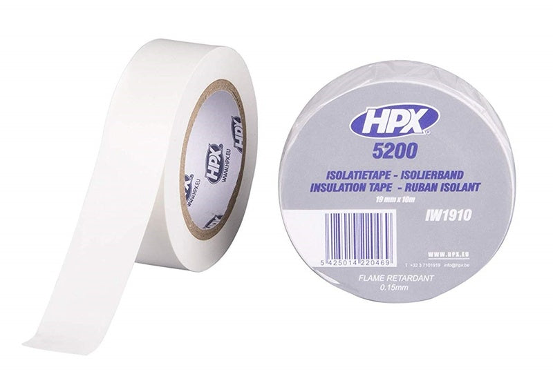 HPX Insulation Duct Tape White 19mm x 10m