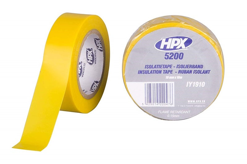 HPX Insulation Duct Tape Yellow 19mm x 10m