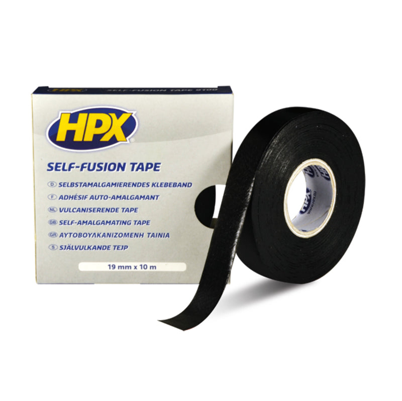 HPX Self Fusion Tape Black 19mm x 10m