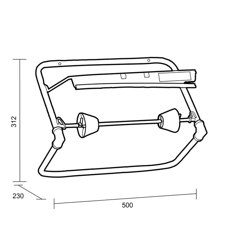 KATRIN Blue Line Wall Paper Dispenser