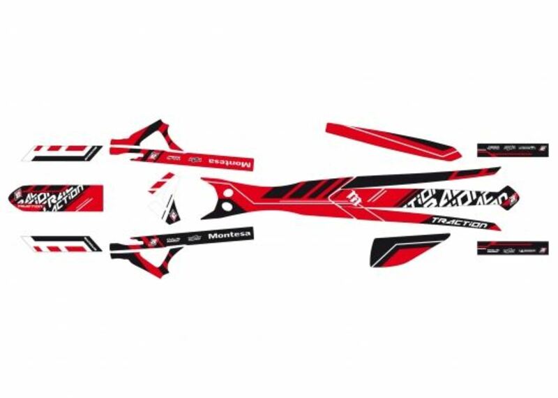 BLACKBIRD Traction Stickers Kit Montesa Cota 260RT
