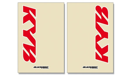 BLACKBIRD Kayaba Fork Graphic Kit Clear