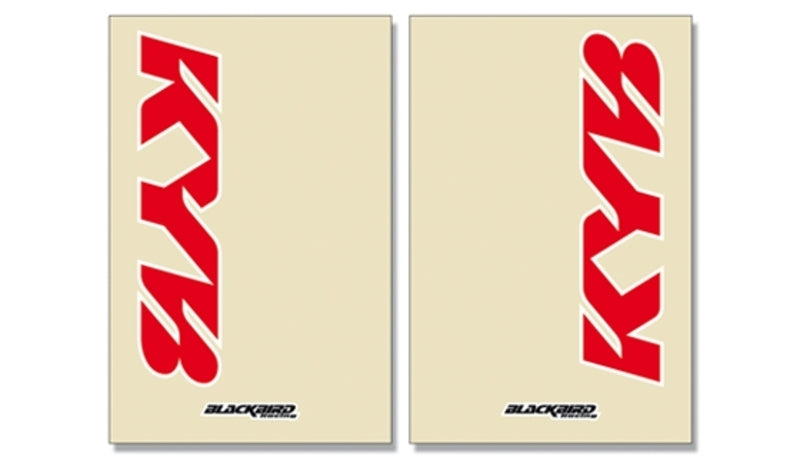 BLACKBIRD Kayaba Fork Graphic Kit Clear