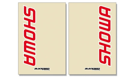 BLACKBIRD Showa Fork Graphic Kit Clear