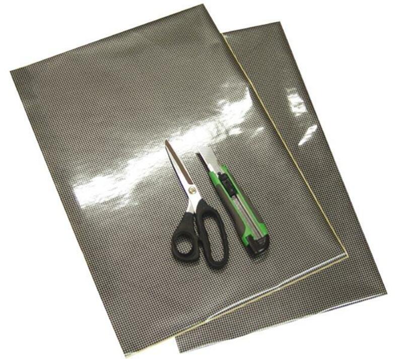 BLACKBIRD Crystall Breathable Adhesive Sheet Carbon Look