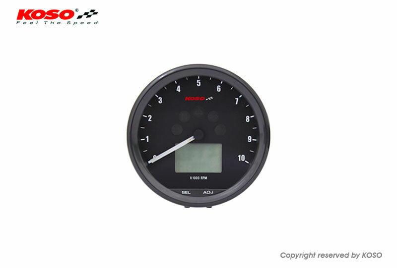 KOSO Neo Retro Multi-Function Meter 64mm TNT Black