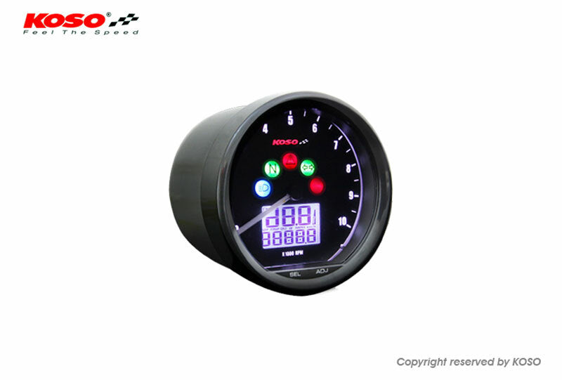 KOSO Neo Retro Multi-Function Meter 64mm TNT Black