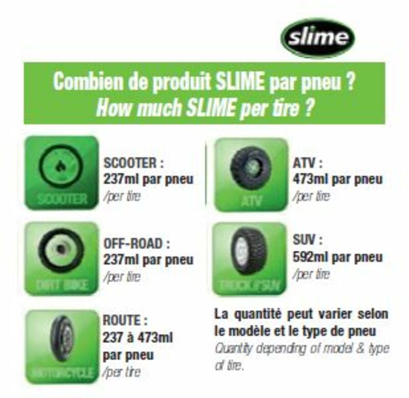 SLIME Tubeless Tyre sealant 237ml