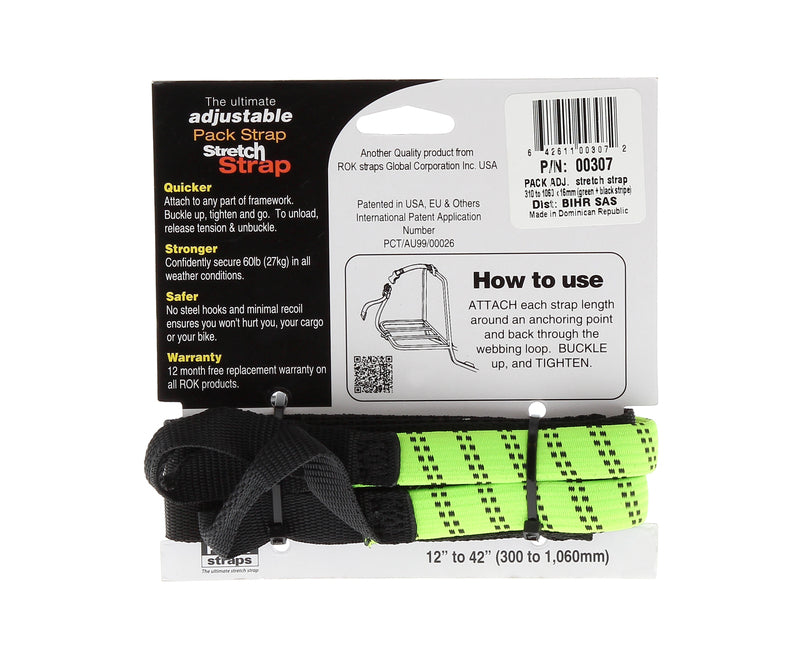 ROK Stretch Adjustable Strap Green