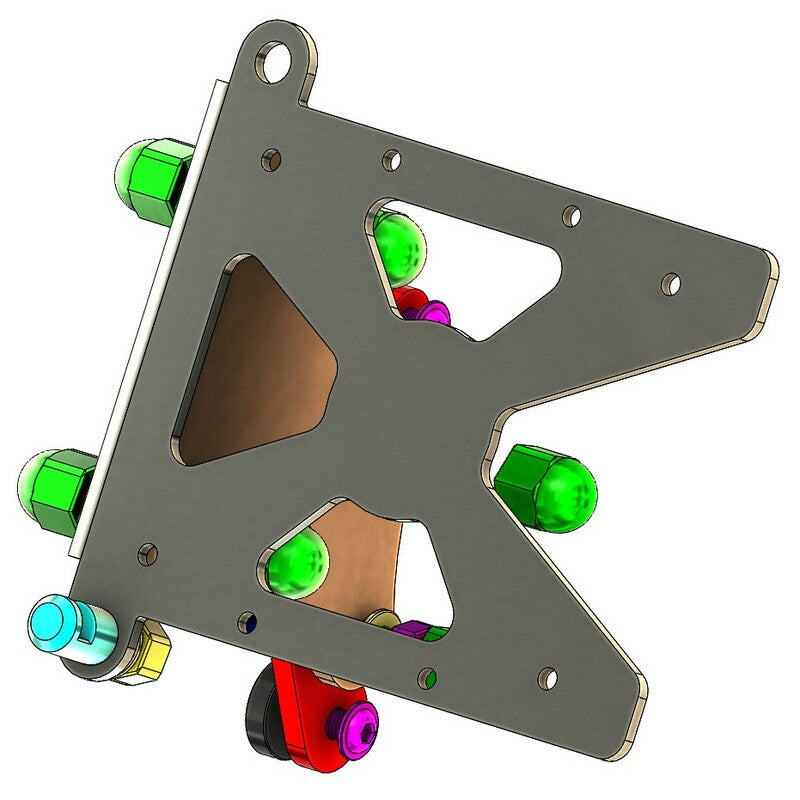 ACCESS DESIGN Side License Plate Holder Black BMW R Nine T1200