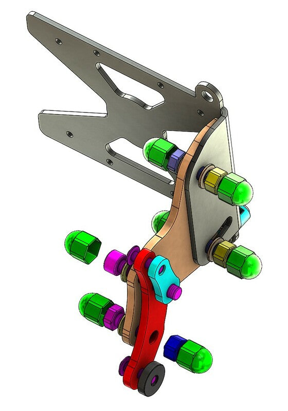 ACCESS DESIGN Side License Plate Holder Black BMW R Nine T1200