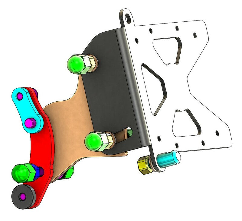 ACCESS DESIGN Side License Plate Holder Black BMW R Nine T1200