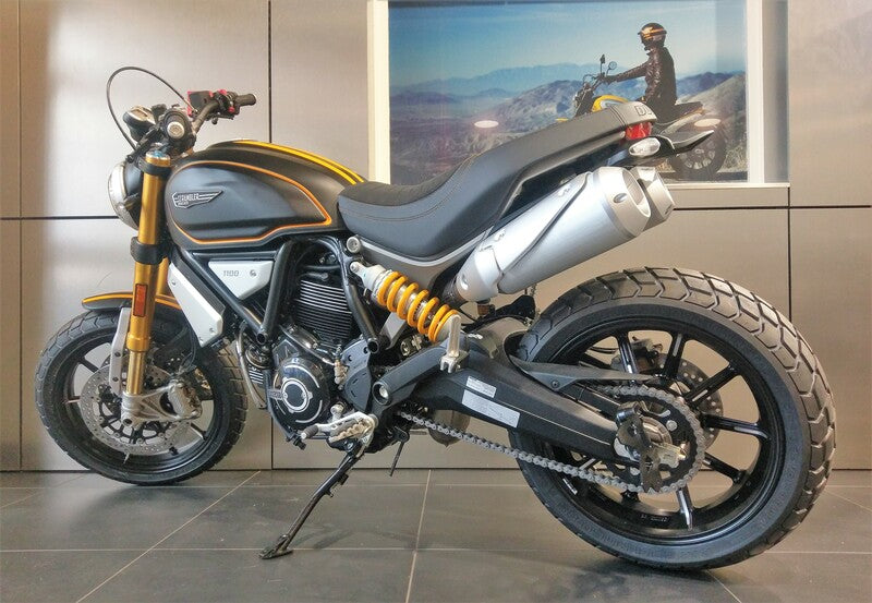 ACCESS DESIGN Side License Plate Holder Black Ducati Scrambler 1100