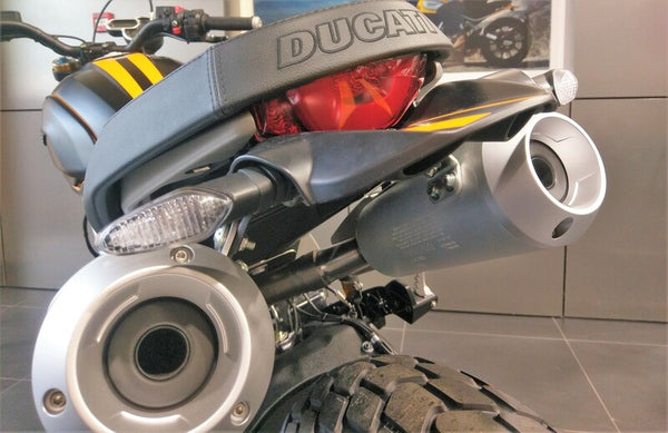 ACCESS DESIGN Side License Plate Holder Black Ducati Scrambler 1100