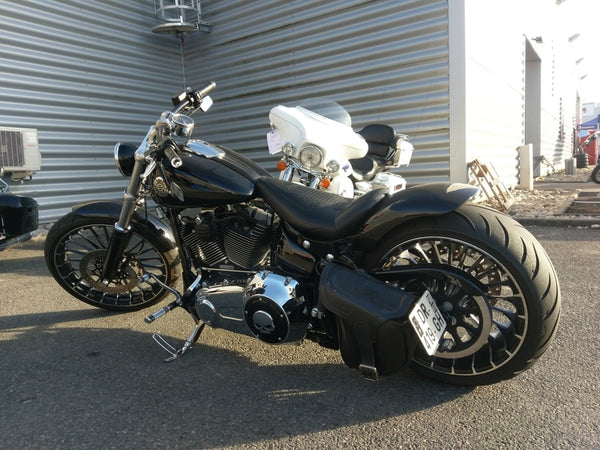 ACCESS DESIGN Side License Plate Holder Black Harley Davidson Breakout