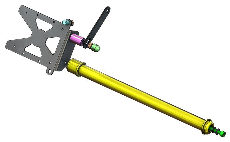 ACCESS DESIGN Side License Plate Holder Black Harley Davidson Breakout