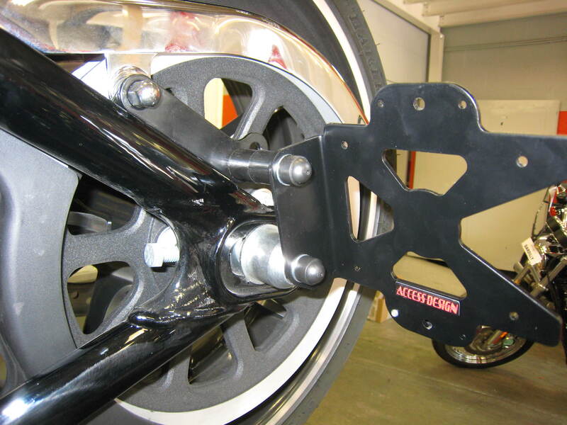 ACCESS DESIGN Side License Plate Holder Black Harley Davidson Breakout