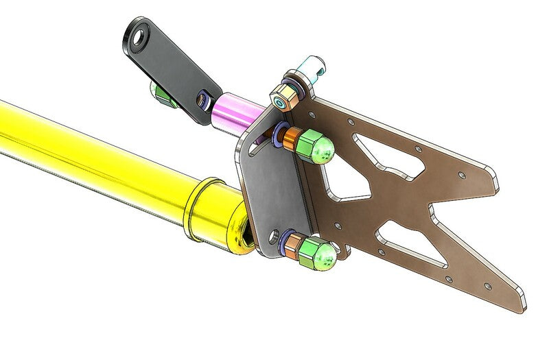 ACCESS DESIGN Side License Plate Holder Black Harley Davidson Breakout