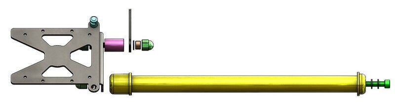 ACCESS DESIGN Side License Plate Holder Black Harley Davidson Breakout