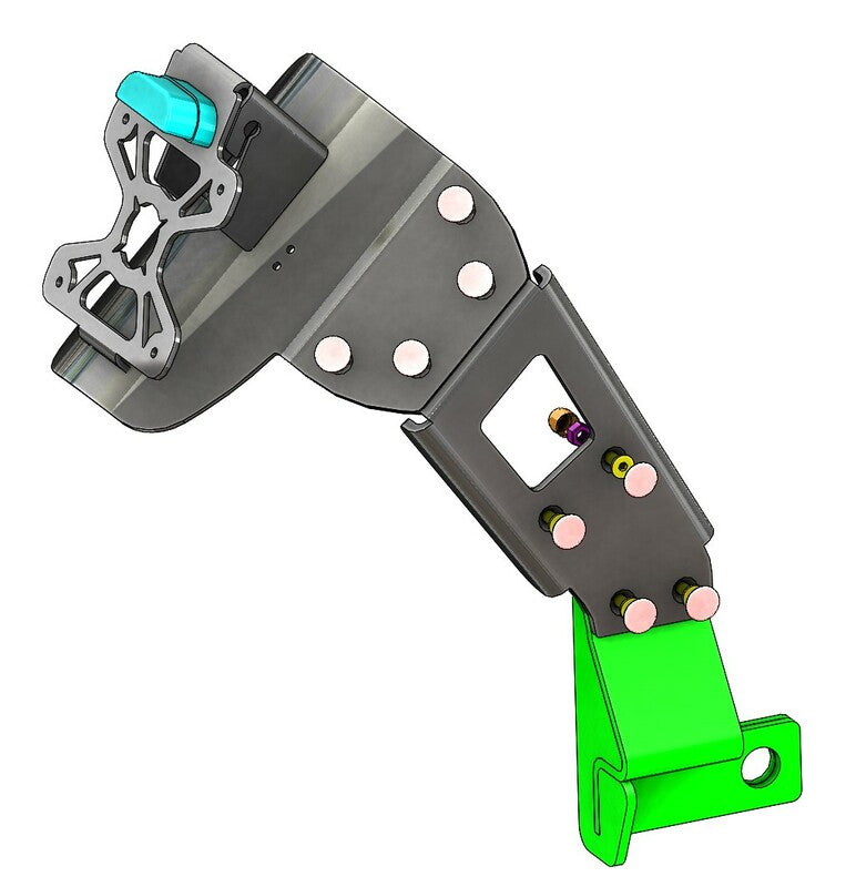 ACCESS DESIGN ''Wheel Fitted'' License Plate Holder Black Honda CB650R