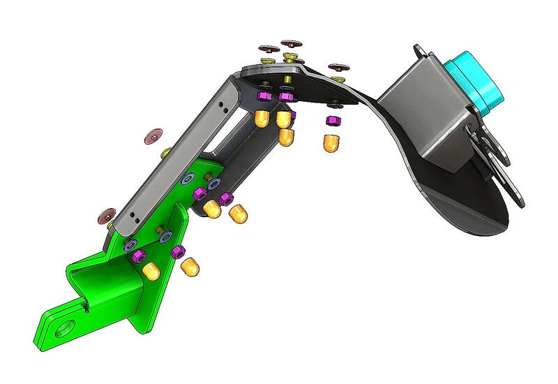 ACCESS DESIGN ''Wheel Fitted'' License Plate Holder Black Honda CB650R