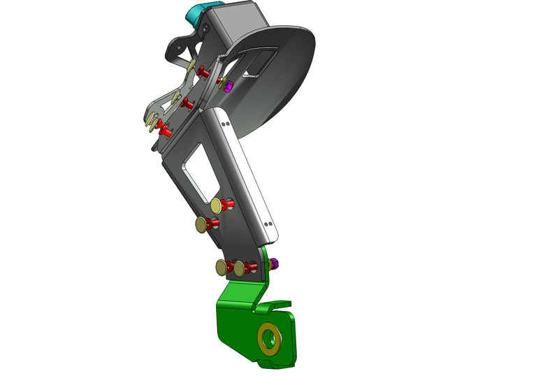 ACCESS DESIGN ''Wheel Fitted'' License Plate Holder Black Kawasaki Z650