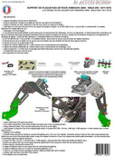 ACCESS DESIGN ''Wheel Fitted'' Kennzeichenhalter Schwarz Kawasaki Z650 
