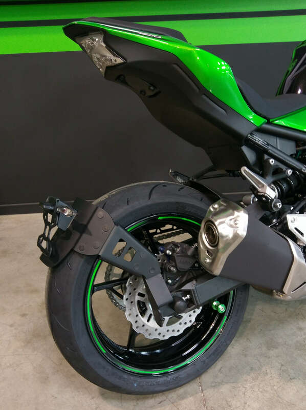 ACCESS DESIGN ''Wheel Fitted'' License Plate Holder Black Kawasaki Z900