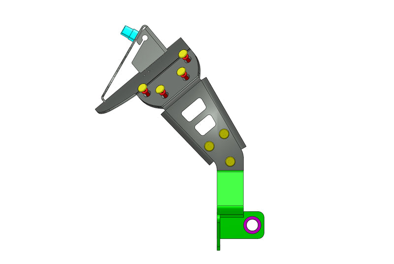 ACCESS DESIGN ''Wheel Fitted'' License Plate Holder Black Kawasaki Z900