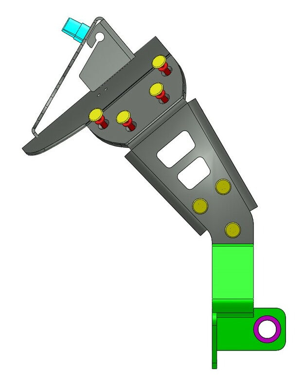 ACCESS DESIGN ''Wheel Fitted'' License Plate Holder Black Kawasaki Z900RS