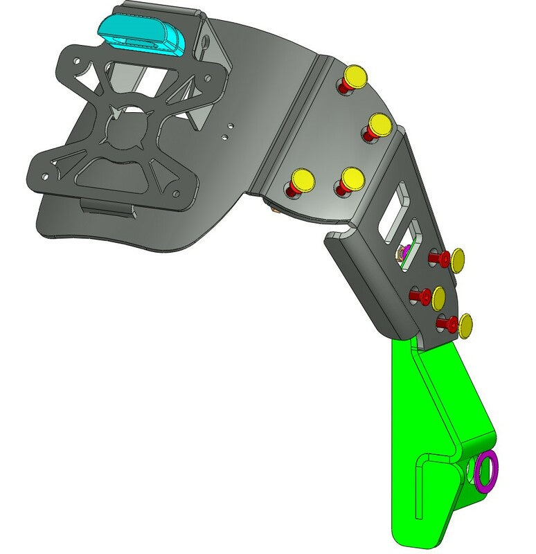 ACCESS DESIGN ''Wheel Fitted'' License Plate Holder Black Kawasaki Z900RS