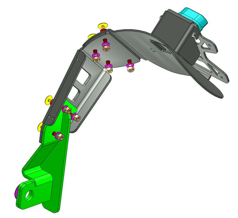 ACCESS DESIGN ''Wheel Fitted'' License Plate Holder Black Kawasaki Z900RS