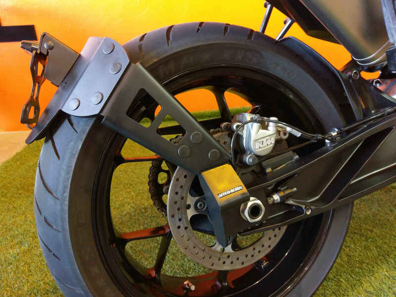 ACCESS DESIGN ''Wheel Fitted'' License Plate Holder Black KTM 790/890 Duke