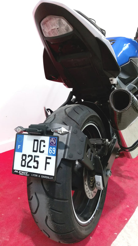 ACCESS DESIGN ''Wheel Fitted'' License Plate Holder Black Suzuki GSR750