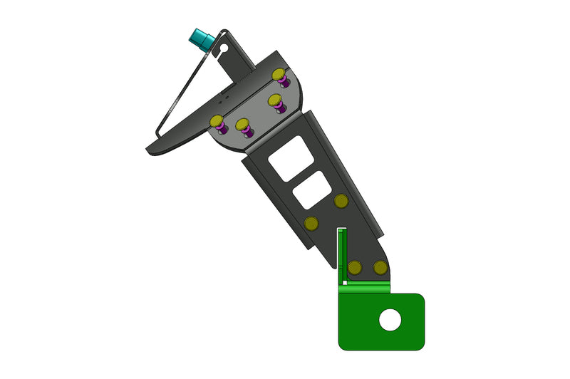 ACCESS DESIGN ''Wheel Fitted'' License Plate Holder Black Suzuki GSR750